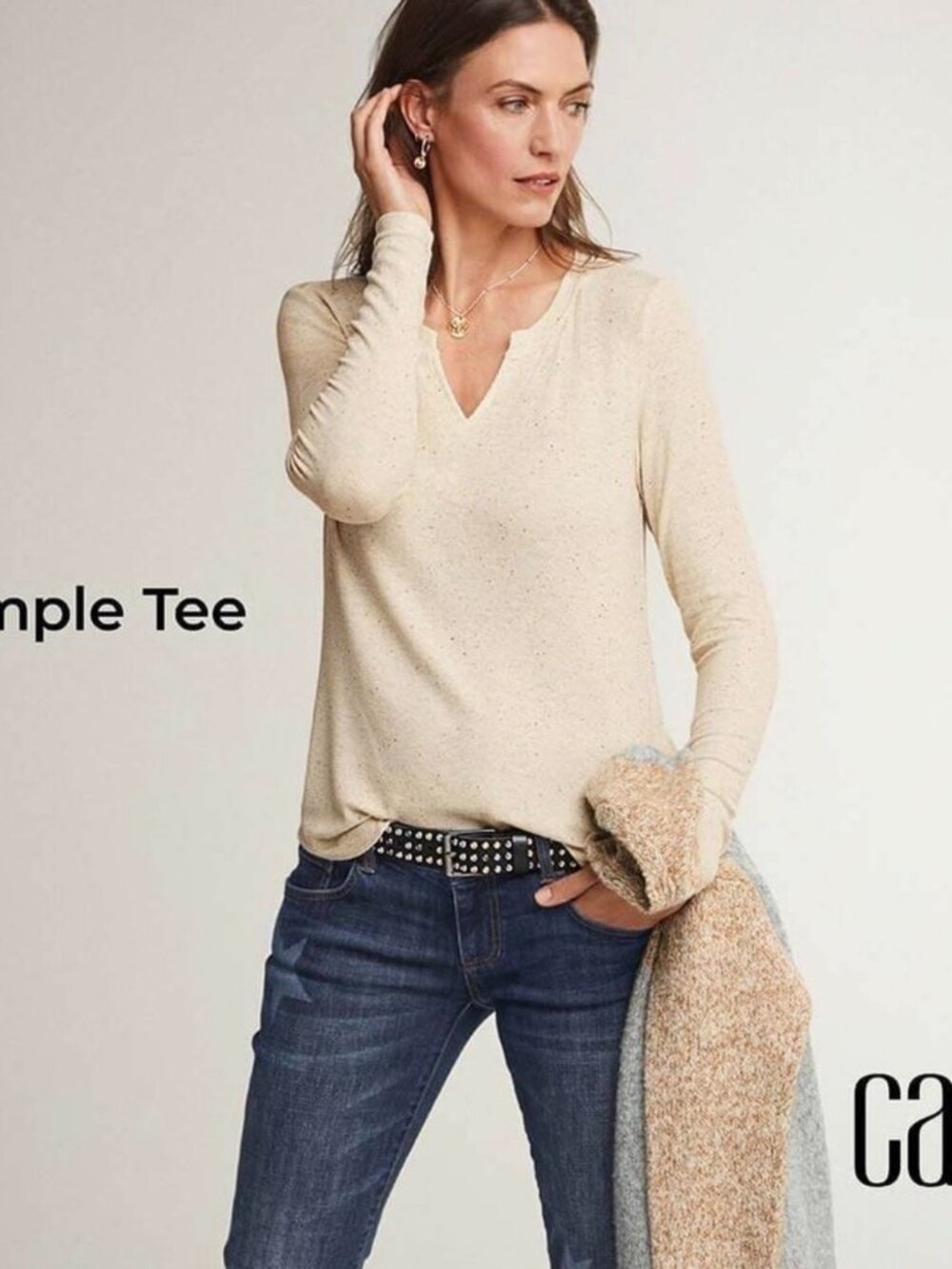 Cabi #4003 Simple Tee Size M